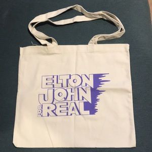 Rare Realisation Par For Real Elton John Canvas tote